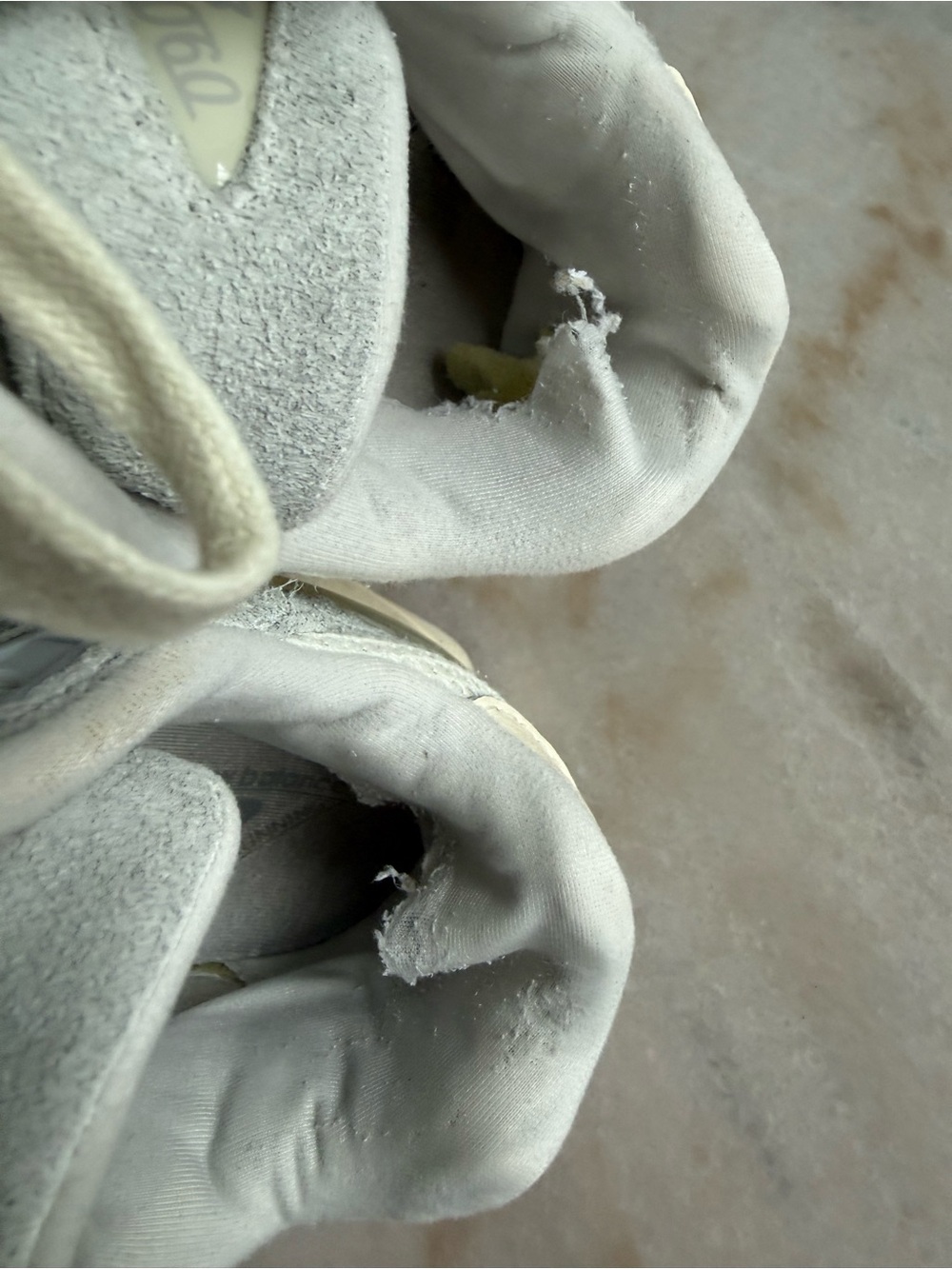 New Balance 9060 - Grey/Cream colour Dad Sneakers - Picture 6 of 9